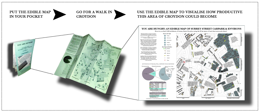 arrows31 USE THE EDIBLE MAP TO VISUALISE HOW MUCH FOOD YOU COULD GROW IN CENTRAL CROYDON